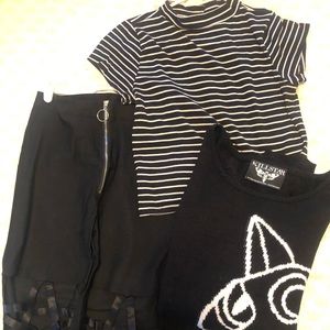 Back in Black Bundle: Complete Urban Goth Outfit